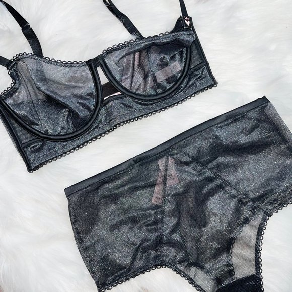 Victoria Secret Bra& Pantie SET 34D/M NWT - Picture 2 of 4